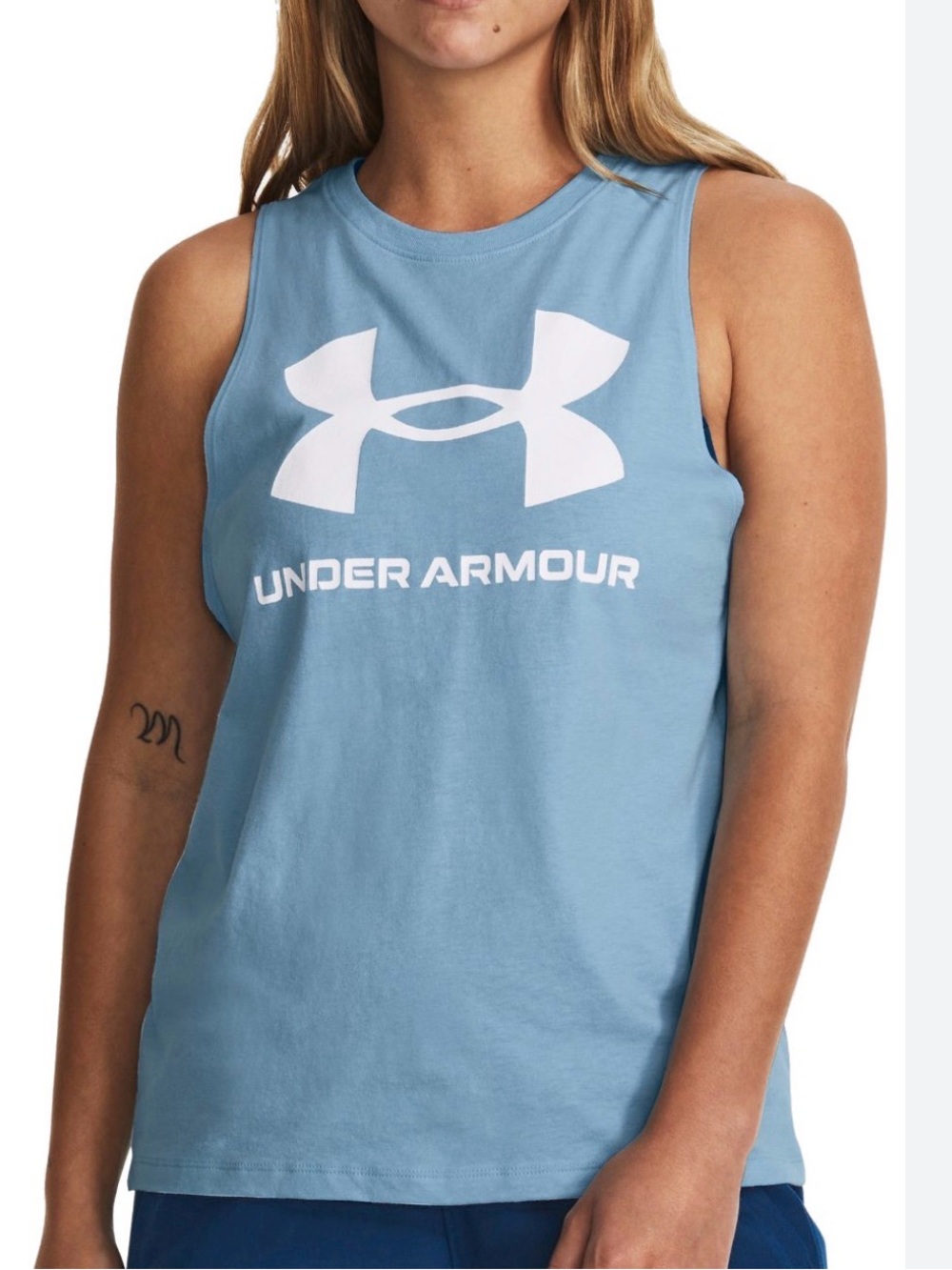 LG Light Blue Tank Top with White Logo